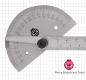 Preview: Gradmesser aus Stahl 0 - 180°, 85x150mm